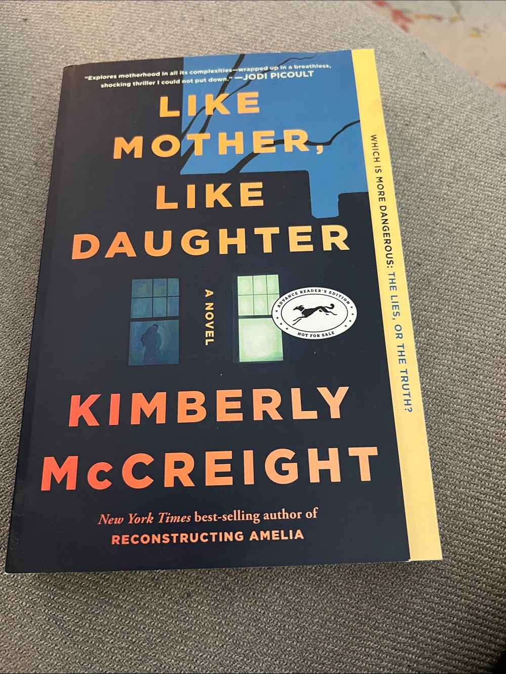 Kimberly McCreight Like Mother, Like Daughter Paperback Advance Reader's Ed
